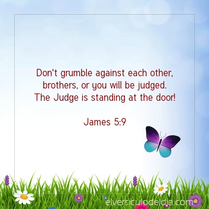 Image The verse of the day James 5:9