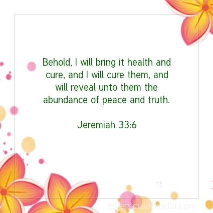 Image The verse of the day Jeremiah 33:6