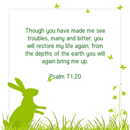Image The verse of the day Psalm 71:20