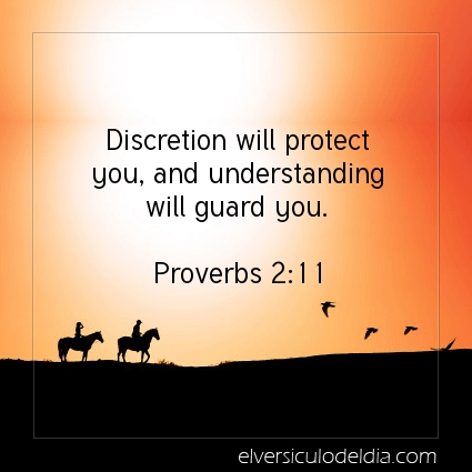 Image The verse of the day Proverbs 2:11