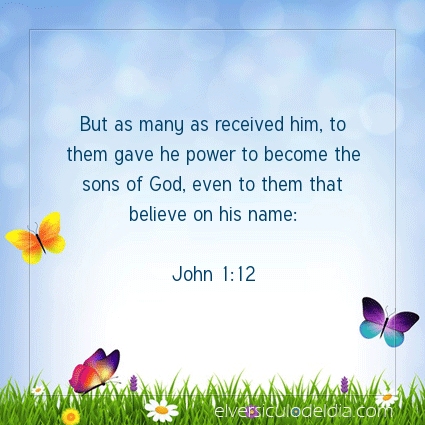 Image The verse of the day John 1:12