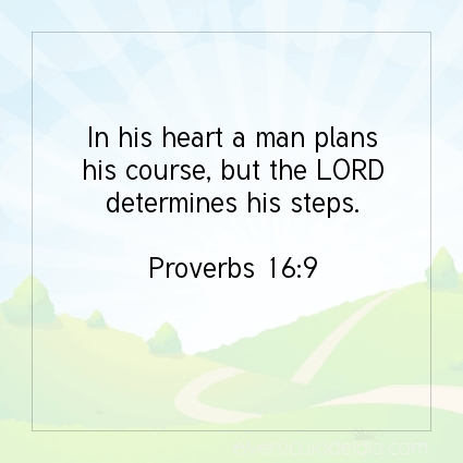 Image The verse of the day Proverbs 16:9