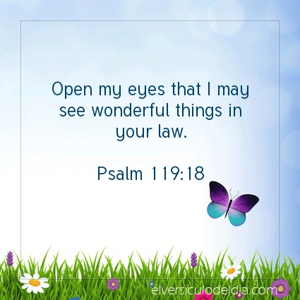 Image The verse of the day Psalm 119:18