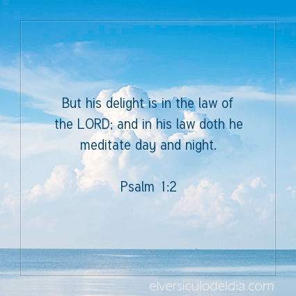 Image The verse of the day Psalm 1:2