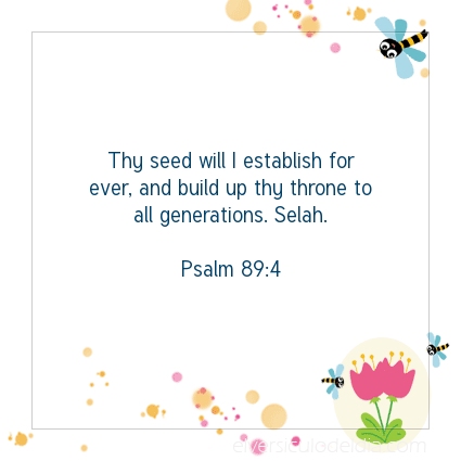 Image The verse of the day Psalm 89:4