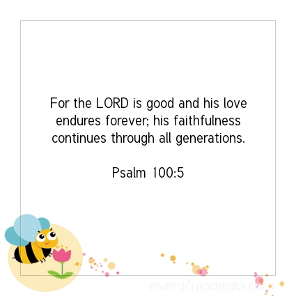 Image The verse of the day Psalm 100:5