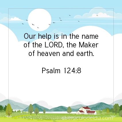 Image The verse of the day Psalm 124:8