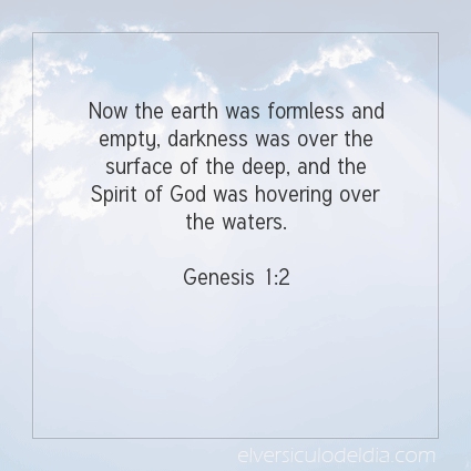 Image The verse of the day Genesis 1:2