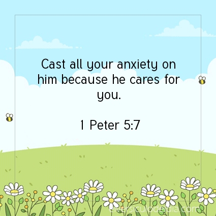 Image The verse of the day 1 Peter 5:7