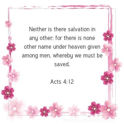 Image The verse of the day Acts 4:12