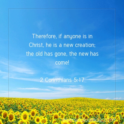 Image The verse of the day 2 Corinthians 5:17