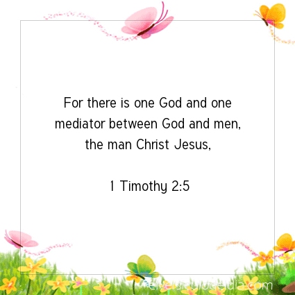 Image The verse of the day 1 Timothy 2:5