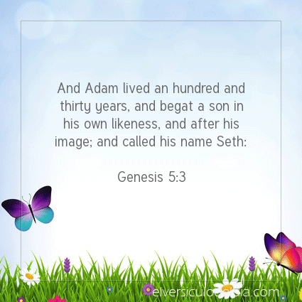 Image The verse of the day Genesis 5:3