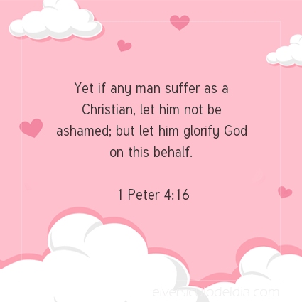 Image The verse of the day 1 Peter 4:16