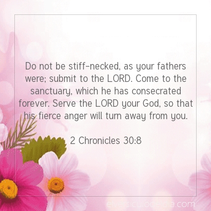 Image The verse of the day 2 Chronicles 30:8