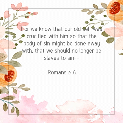 Image The verse of the day Romans 6:6