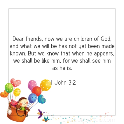 Image The verse of the day 1 John 3:2