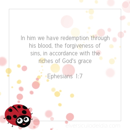 Image The verse of the day Ephesians 1:7