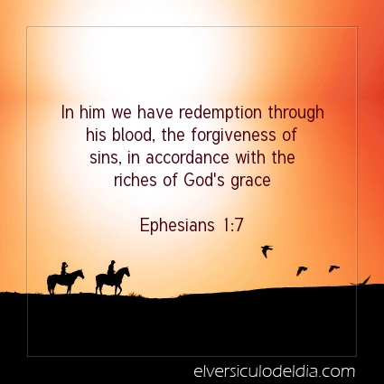 Image The verse of the day Ephesians 1:7