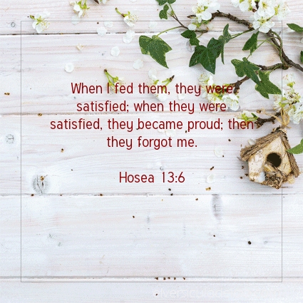 Image The verse of the day Hosea 13:6
