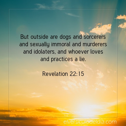 Image The verse of the day Revelation 22:15