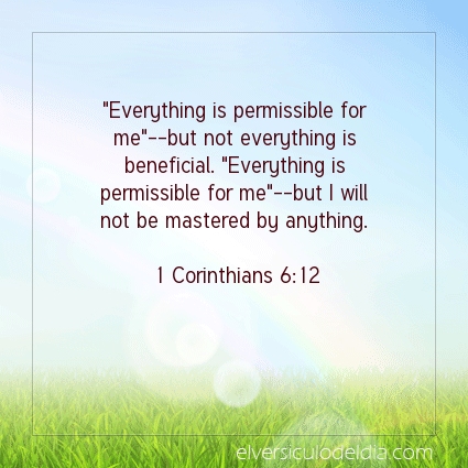 Image The verse of the day 1 Corinthians 6:12