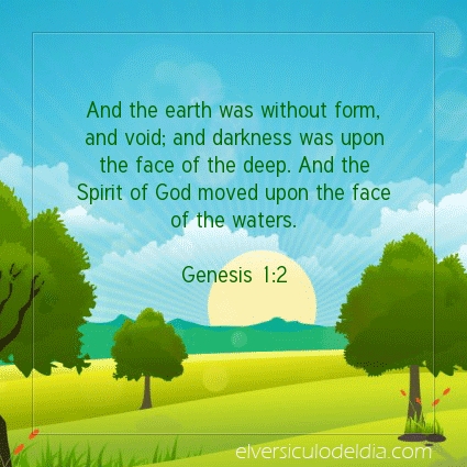 Image The verse of the day Genesis 1:2