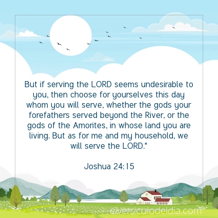 Image The verse of the day Joshua 24:15