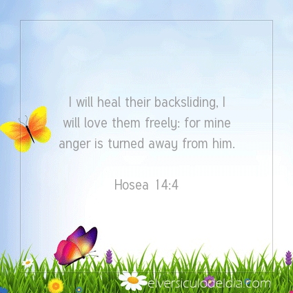 Image The verse of the day Hosea 14:4