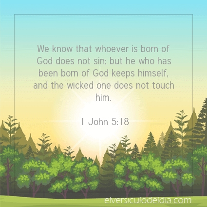 Image The verse of the day 1 John 5:18