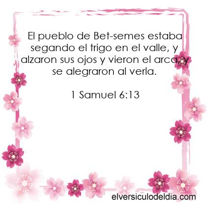 1 Samuel 6:13 LBLA - Imagen El versiculo del dia