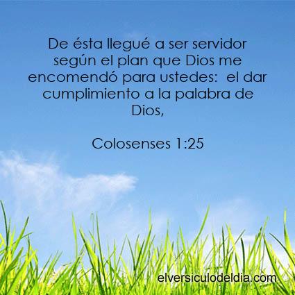 Colosenses 1:25 NVI - Imagen El versiculo del dia