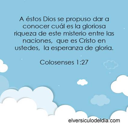 Colosenses 1:27 NVI - Imagen El versiculo del dia
