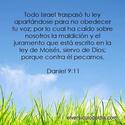 Daniel 9:11 RV60 - Imagen El versiculo del dia