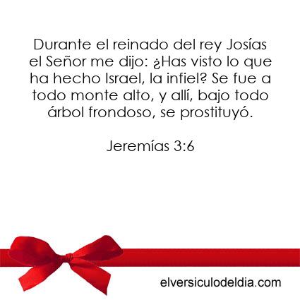 Jeremías 3:6 NVI - Imagen El versiculo del dia