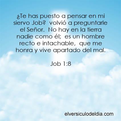 Job 1:8 NVI - Imagen El versiculo del dia