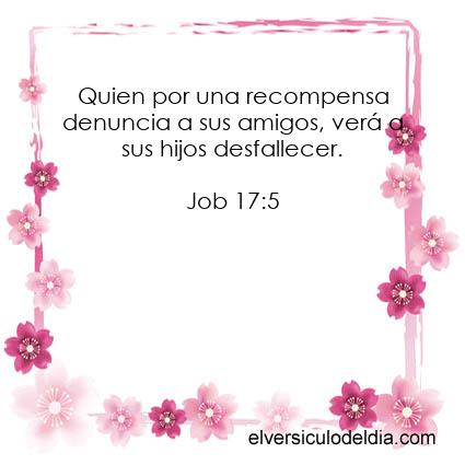 Job 17:5 NVI - Imagen El versiculo del dia