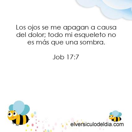 Job 17:7 NVI - Imagen El versiculo del dia