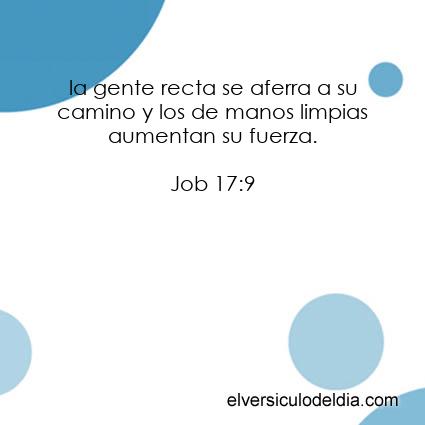 Job 17:9 NVI - Imagen El versiculo del dia