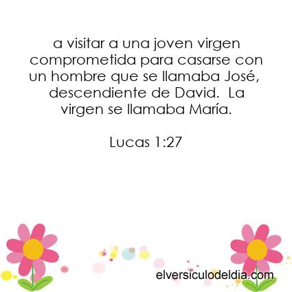 Lucas 1:27 NVI - Imagen El versiculo del dia