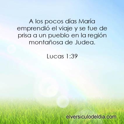 Lucas 1:39 NVI - Imagen El versiculo del dia