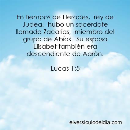 Lucas 1:5 NVI - Imagen El versiculo del dia