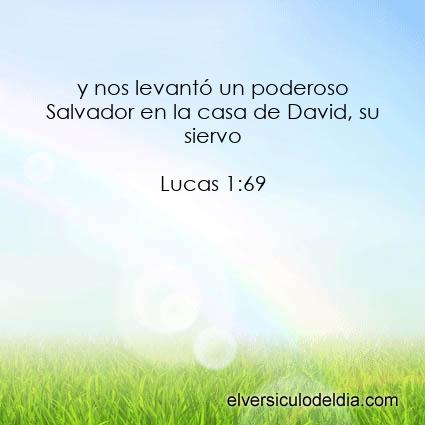 Lucas 1:69 RV95 - Imagen El versiculo del dia