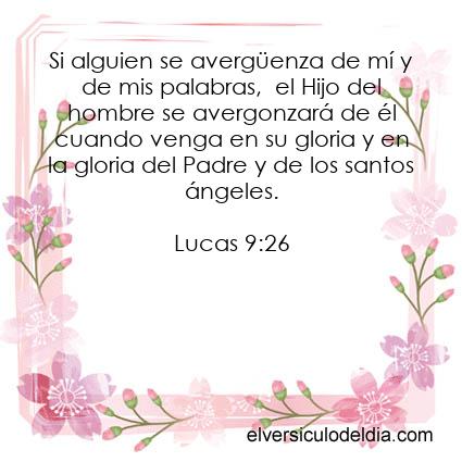 Lucas 9:26 NVI - Imagen El versiculo del dia