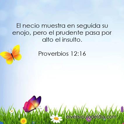 Proverbios 12:16 NVI - Imagen El versiculo del dia