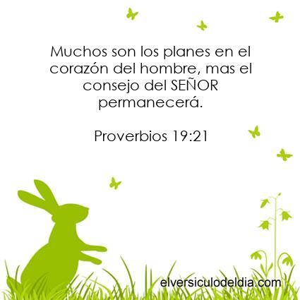 Proverbios 19:21 LBLA - Imagen El versiculo del dia