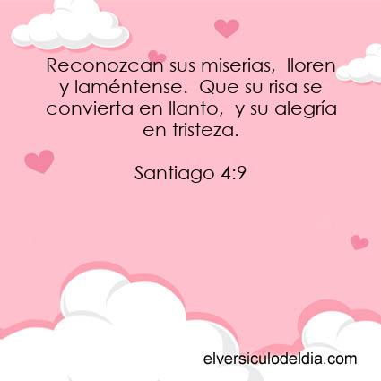 Santiago 4:9 NVI - Imagen El versiculo del dia