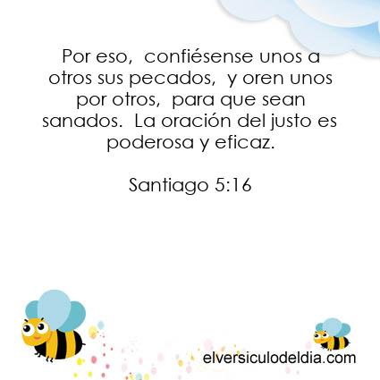 Santiago 5:16 NVI - Imagen Versiculo del dia