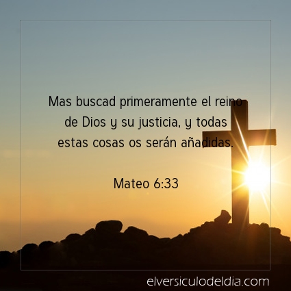 Imagen El versiculo del dia Mateo 6:33