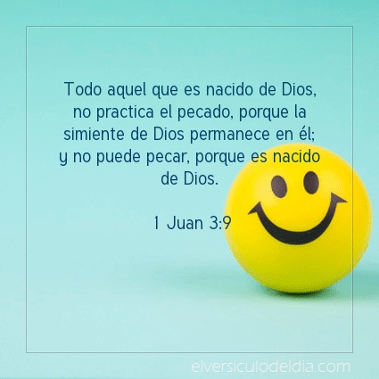 Imagen El versiculo del dia 1 Juan 3:9